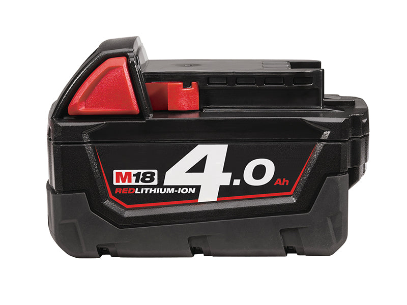 Milwaukee 4932430063 M18 B4 REDLITHIUM-ION™ Slide Battery Pack 18V 4.0Ah Li-ion
