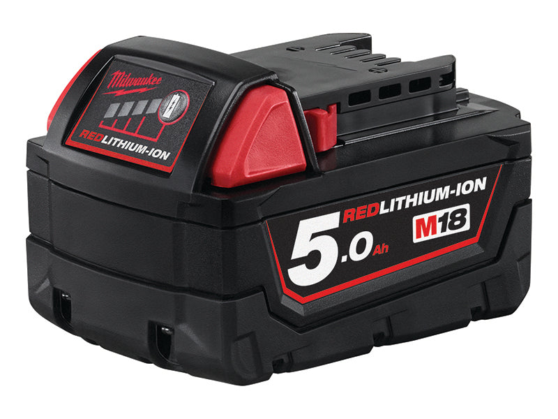 Milwaukee 4932430483 M18 B5 REDLITHIUM-ION™ Slide Battery Pack 18V 5.0Ah Li-ion