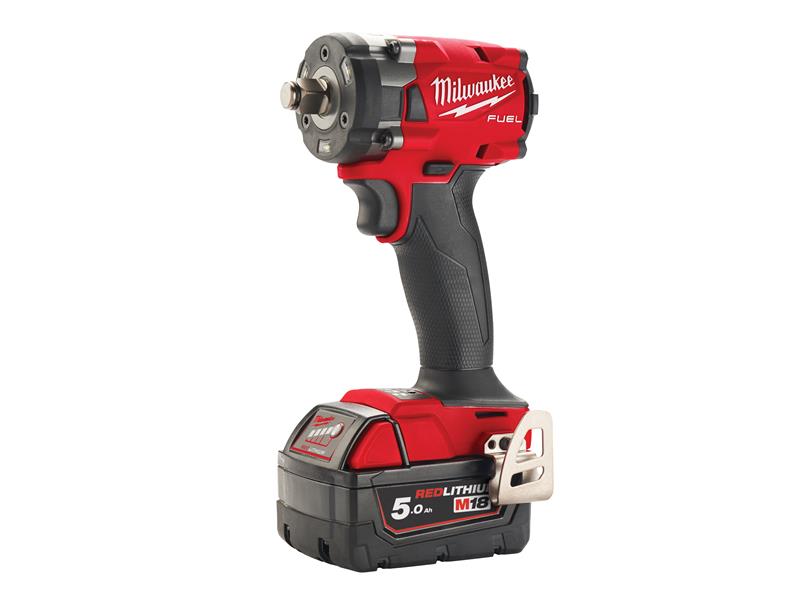 Milwaukee 4933478445 M18 FIW2F12-502X FUEL™ 1/2in Friction Ring Impact Wrench 18V 2 x 5.0Ah Li-ion