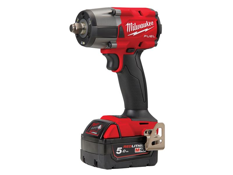 Milwaukee 4933478451 M18 FMTIW2F12-502X FUEL™ 1/2in Mid-Torque Impact Wrench 18V 2 x 5.0Ah