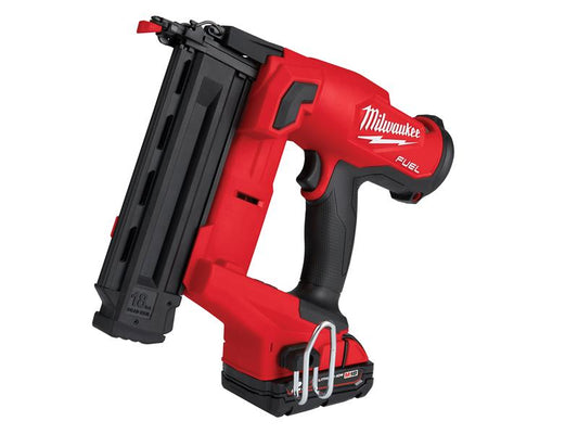 Milwaukee 4933471408 M18 FN18GS-202X FUEL™ Finish Nailer 18V 2 x 2.0Ah Li-ion