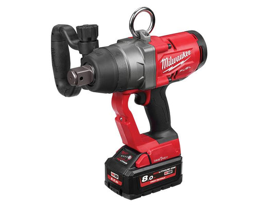 Milwaukee 4933459734 M18 ONEFHIWF1-802X FUEL™ ONE-KEY™ 1in Impact Wrench 18V 2 x 8.0Ah Li-ion