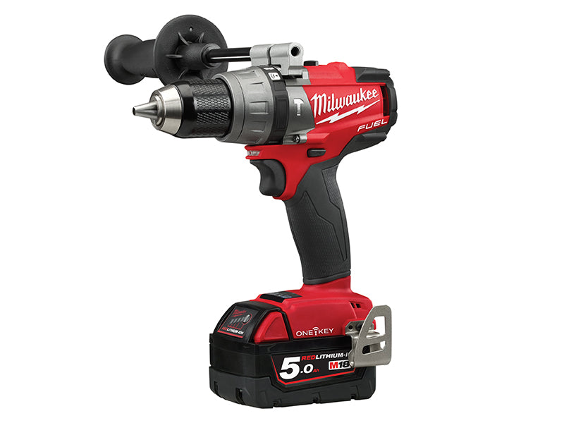 Milwaukee 4933464528 M18 ONEPD2 FUEL™ ONE-KEY™ Combi Drill 18V 2 x 5.0Ah Li-ion