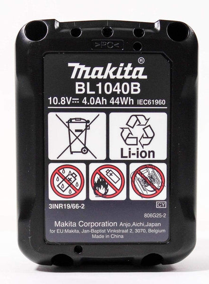 Makita BL1040B 12V Li-Ion Battery 4.0Ah (with Charge Level Indicator)