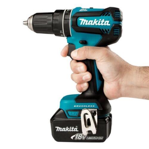 Makita DHP485F001 18V LXT Brushless Combi Hammer Drill Kit 2 x 3ah Batteries
