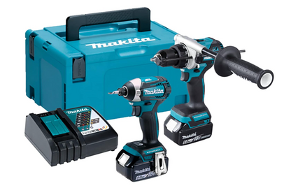 Makita DLX2412TJ 18V Li-ion LXT 2 Piece Brushless Combo Kit 2 x 5.0 Ah Batteries