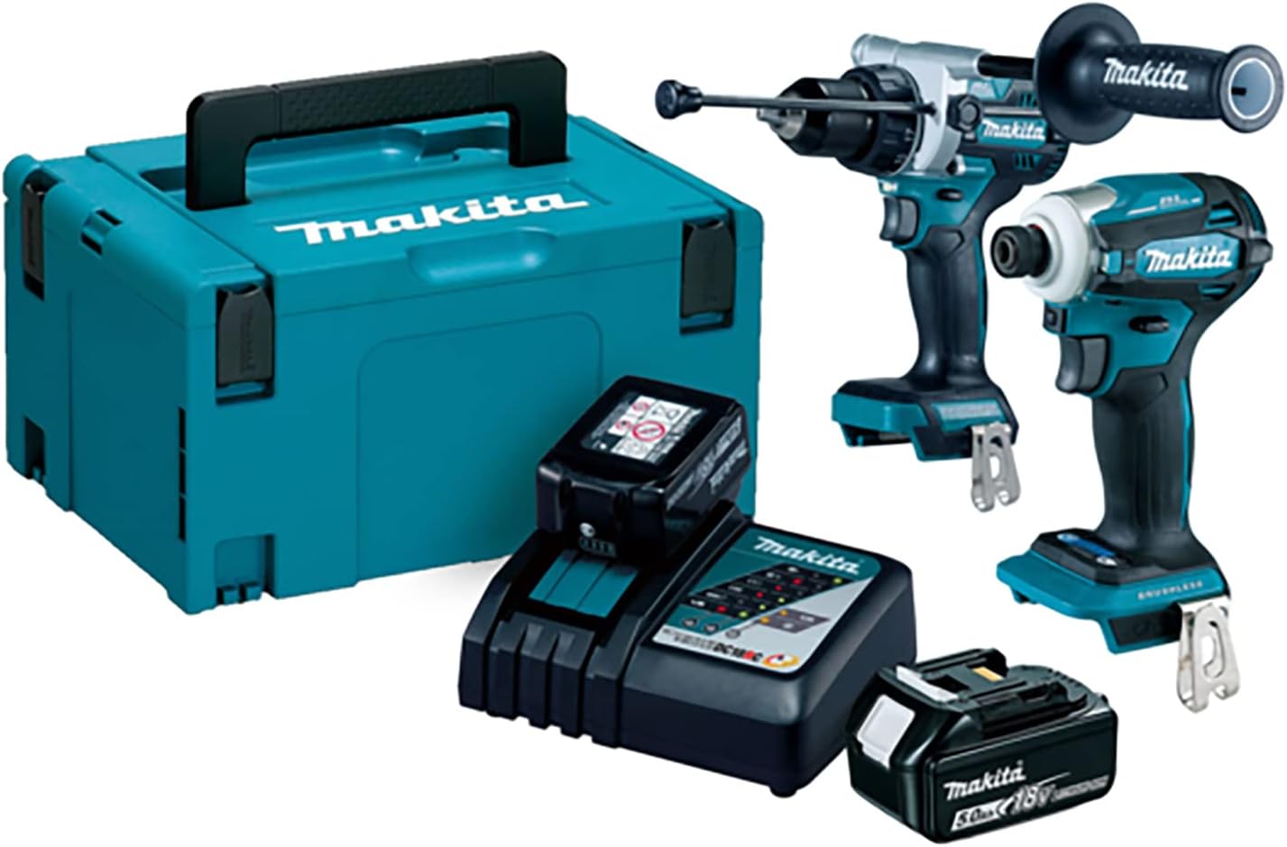 Makita DLX2455TJ 18V Li-ion LXT 2 Piece Combo Kit Supplied in a Makpac Case