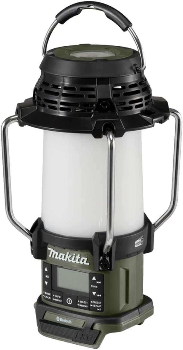 Makita DMR056O Olive Green 14.4V/18V Li-ion LXT Radio with Lantern Bare Unit
