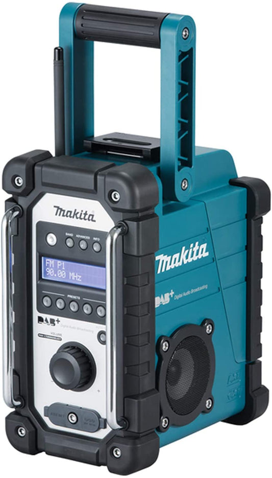 Makita DMR110 DAB/DAB+ 7.2v-18v Blue Jobsite Radio Bare Unit