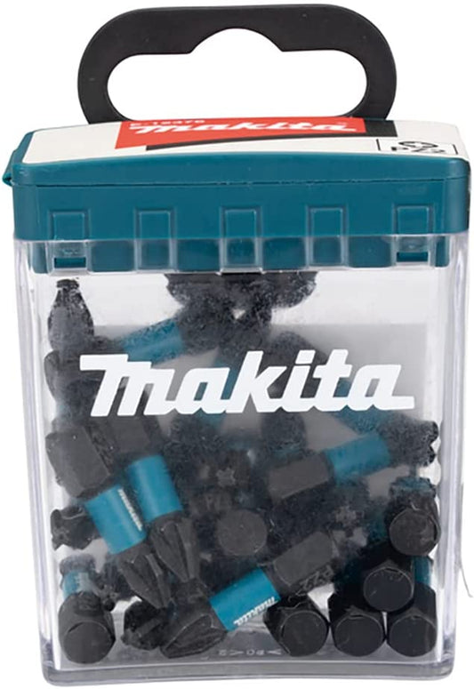 Makita E-12376 Impact Bits Black PZ2-25 C-Form Shank 25 Pieces