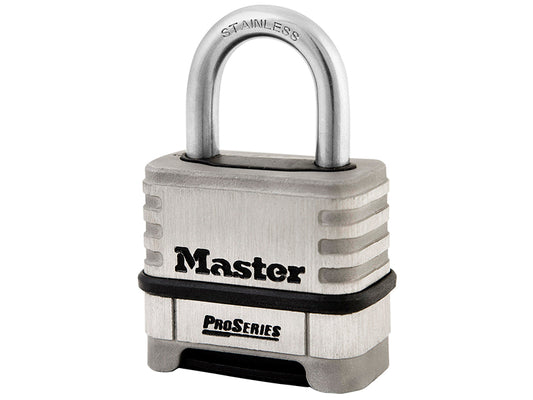 MasterLock 1174D ProSeries® Stainless Steel 4-Digit 57mm Padlock