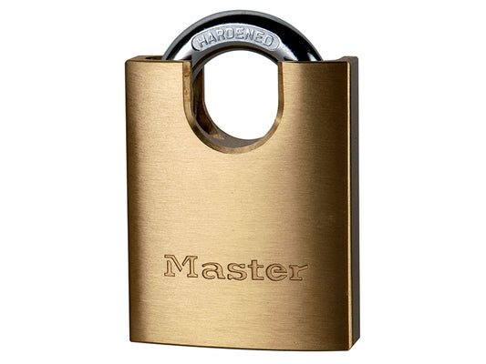 MasterLock 2250EURD Solid Brass 50mm Padlock 5-Pin Shrouded Shackle