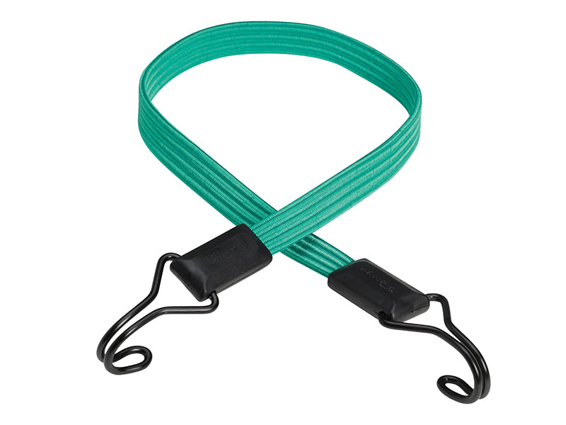 MasterLock 3225EURDAT Flat Bungee 80cm Green Double Hook