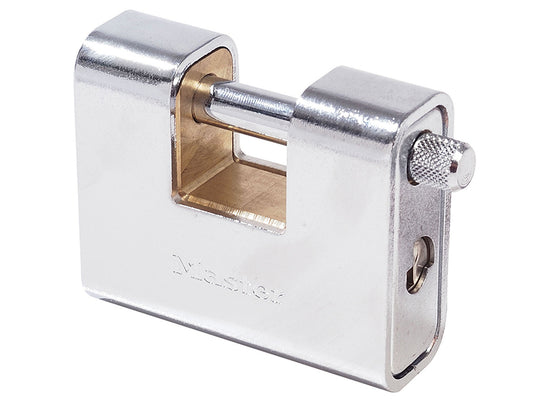 MasterLock 680EURD Armoured 80mm Zinc Body Shutter Padlock