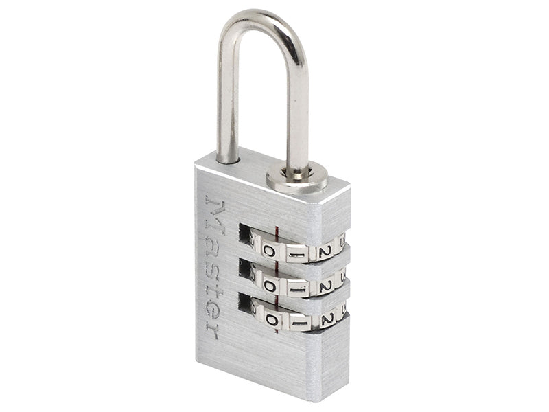 MasterLock 7620EURD Aluminium 20mm 3-Digit Combination Padlock