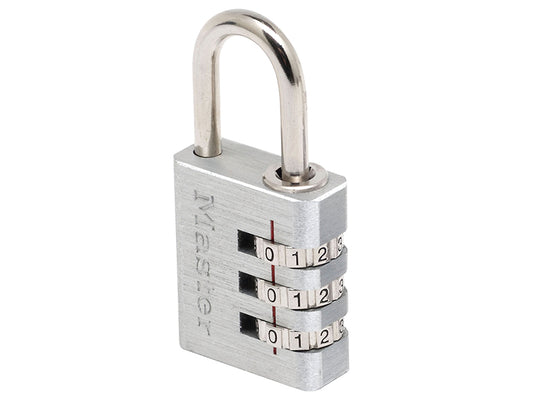 MasterLock 7630EURD Aluminium 30mm 3-Digit Combination Padlock