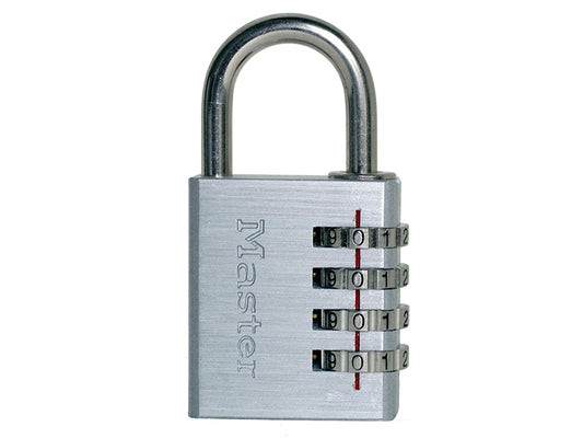 MasterLock 7640EURD Aluminium 40mm 4-Digit Combination Padlock