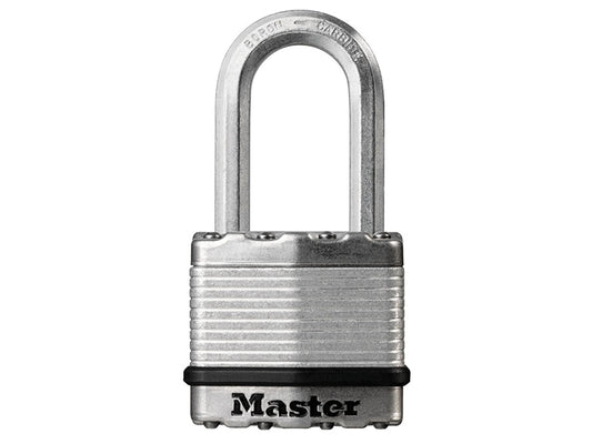 MasterLock M1EURDLF Excell� Laminated Steel 45mm Padlock 4-Pin - 38mm Shackle
