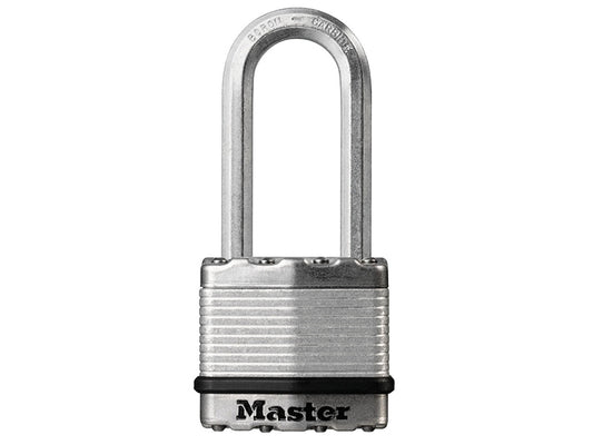 MasterLock M5EURDLH Excell� Laminated Steel 50mm Padlock 4-Pin - 51mm Shackle