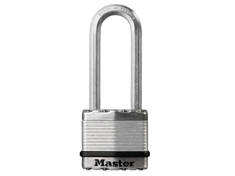 MasterLock M1EURDLJ Excell� Laminated Steel 45mm Padlock - 64mm Shackle