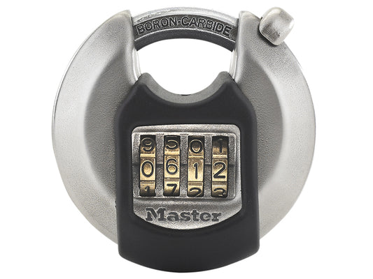MasterLock M40EURDNUM Excell� Discus 4-Digit Combination 70mm Padlock