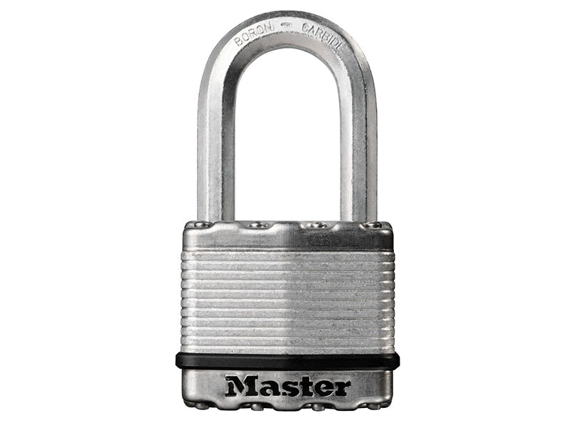 MasterLock M5EURDLF Excell� Laminated Steel 50mm Padlock - 38mm Shackle