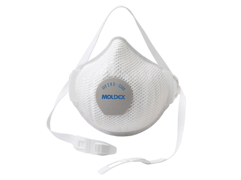Moldex 330801 Air Plus ProValve Mask FFP2 R D Real Reusable (Pack of 5)