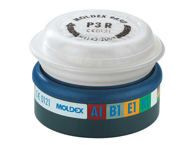 Moldex 943012 EasyLock� ABEK1P3 R Pre-assembled Filter (Retail Box of 2)