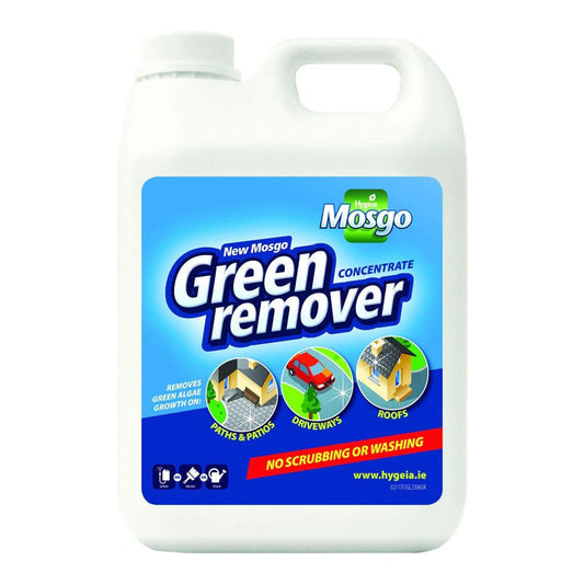 Mosgo Green Remover Red Algae Growth Moss Paths Patios Roofs Driveways 5 Litre