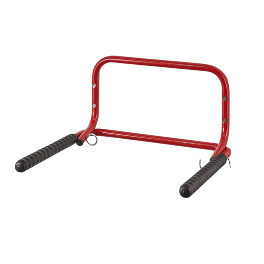 Mottez Folding 2 Bike Wall Mount Rack Bicycle Storage Holder Hook