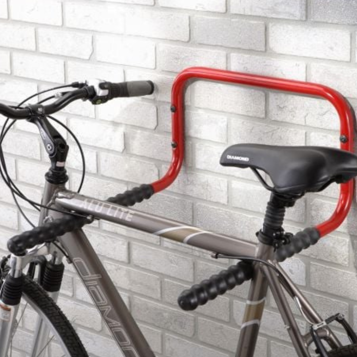 Mottez 2 Bicycle Wall Mounted Rack Storage Bike Cycle Holder Hook Garagek