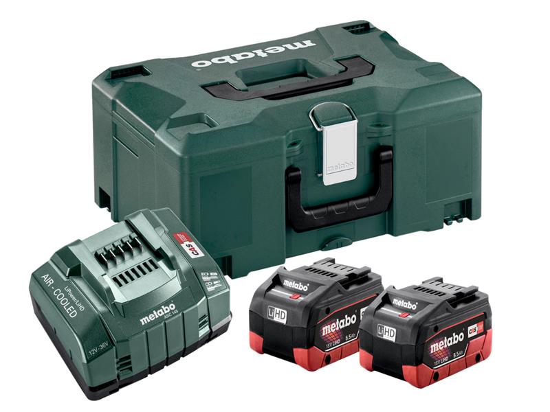 Metabo 685077000 Basic LiHD Battery Set 18V 2 x 5.2Ah