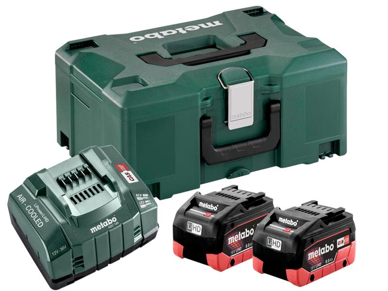 Metabo 685131000 Basic LiHD Battery Set 18V 2 x 8.0Ah