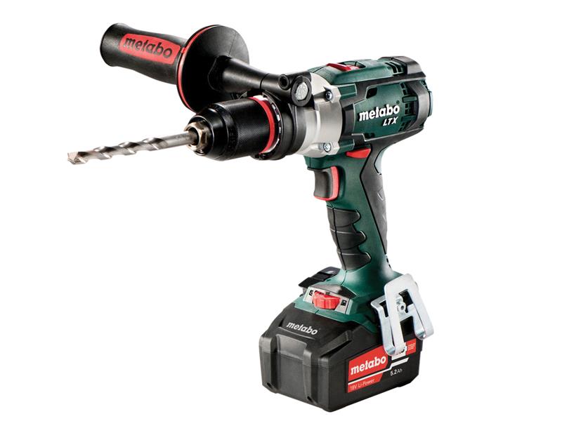 Metabo 602192680 SB 18 LTX IMPULS Combi Drill 18V 2 x 5.2Ah Li-ion + metaBOX