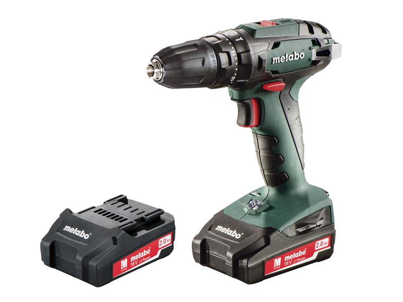 Metabo 602245560 SB 18 Combi Hammer Drill 18V 2 x 2.0Ah Li-ion