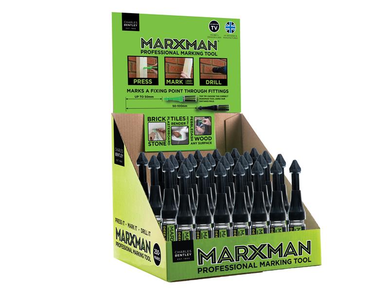 Marxman MARXMANCDU30/BK MarXman Deep Hole Professional Marking Tool (CDU of 30)