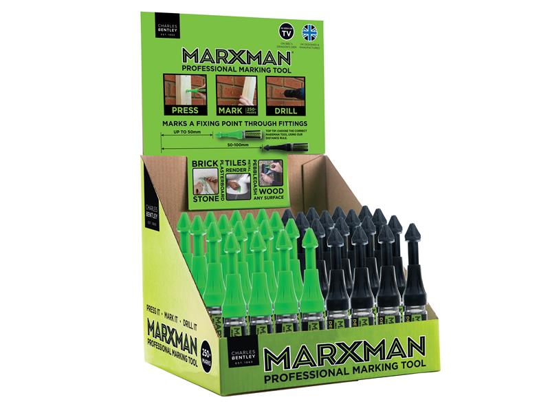 Marxman MARXMANCDU30MIX MarXman Standard & Deep Hole Professional Marking Tools (CDU of 30)