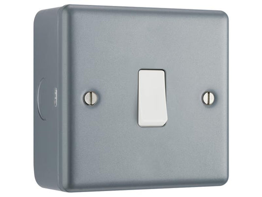 Masterplug MC512-01 Metal Clad 1-Gang 2-Way Light Switch