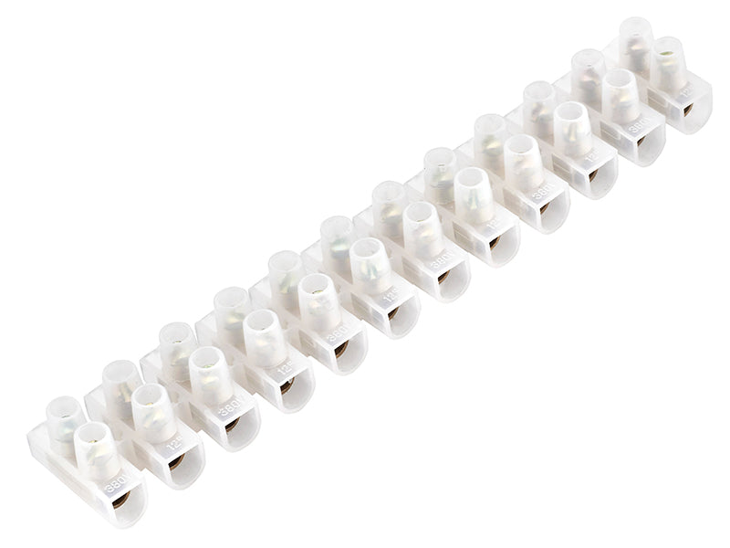 Masterplug TS15/12/10-01 Connector Strips 15A 12W (Pack 10)