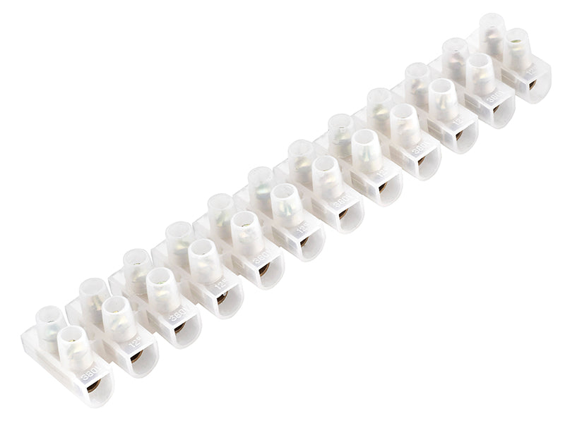 Masterplug TS30/12/10-01 Connector Strips 30A 12W (Pack 10)