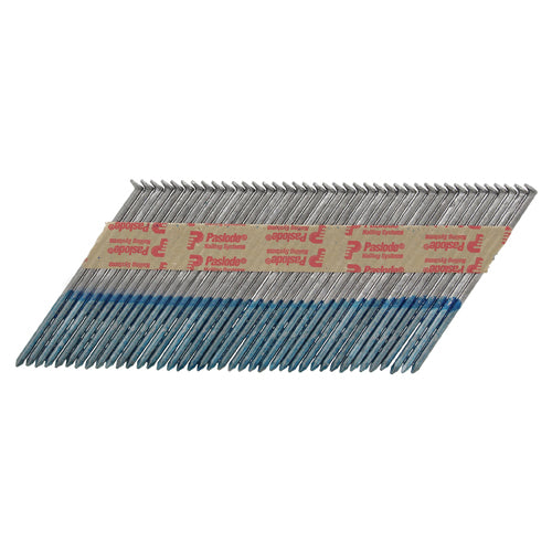 Paslode IM350+ Nails & Fuel Cells Retail Pack Plain Shank Hot Dipped Galvanised - 3.1 x 90/1CFC Box OF 1100 Pieces