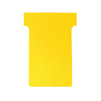 Nobo T-Card Size 2 Yellow Pk100