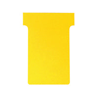 Nobo T-Card Size 3 Yellow Pk100