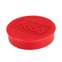 Nobo Whiteboard Magnets 38 Red Pk10