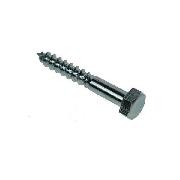 Unifix Hexagon Coach Screw DIN 571 Bright Zinc Plated M8 x 25 qty200