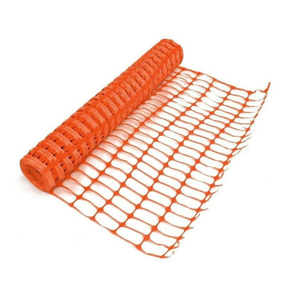 Yuzet 1m x 50m Orange Barrier mesh garden fence Heavy Duty High Density Plastic fencing