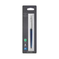 Parker Jotter RBlu Chm Trim Hangsell