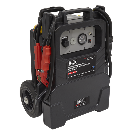 SEALEY - PBIW6200 Schumacher® Wheeled RoadStart® Emergency Jump Starter 12/24V 1500hp