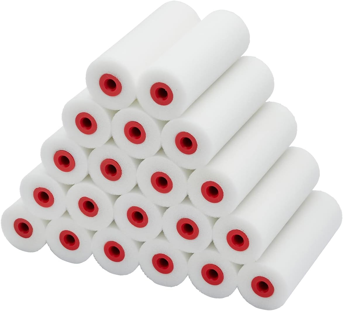ProDec Big Box 20 pack 4 inch High Density Foam Mini Paint Rollers  4"