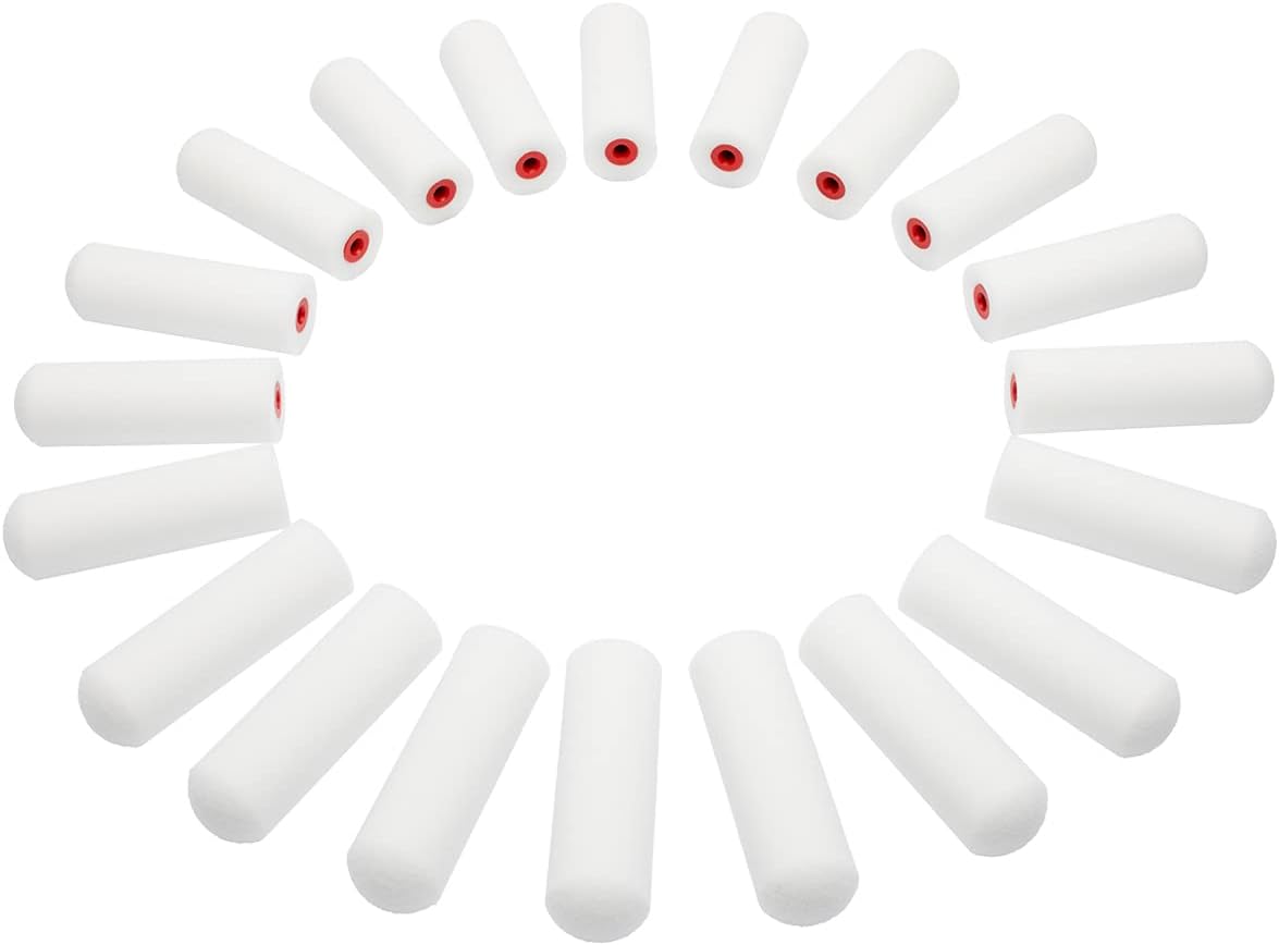 ProDec Big Box 20 pack 4 inch High Density Foam Mini Paint Rollers  4"